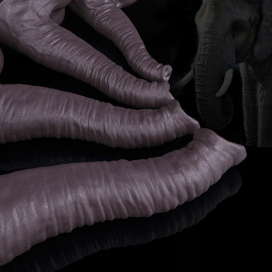 12in Realistic Soft Silicone Elephant Dildo Big Penis Suction Cup Stimulate Orgasm Lesbian Sex Toy Anal