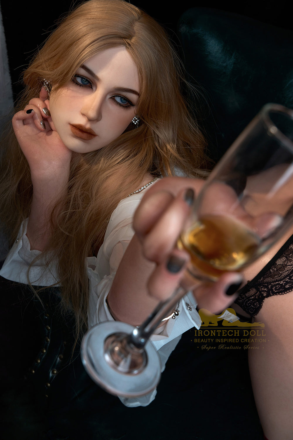 Irontechdoll Josie 164cm Full Silicone Head Sexy Big Tits High-end Sex Doll For Men NO.1063