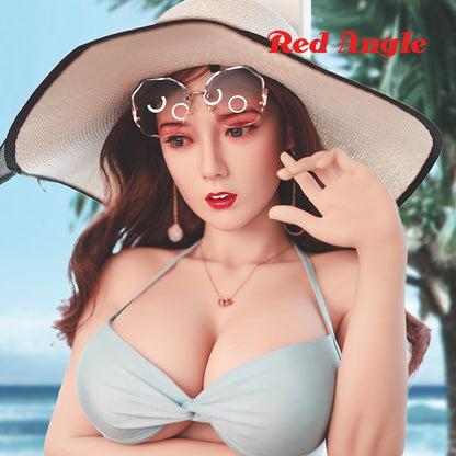 Red corner 168cm real silicone sex doll sexy body full platinum silicone breast realistic vagina anal sex for man