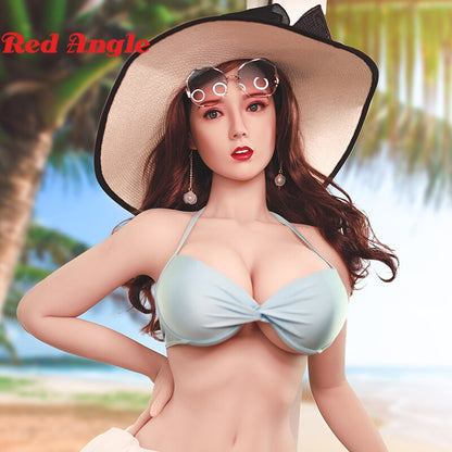 Red corner 168cm real silicone sex doll sexy body full platinum silicone breast realistic vagina anal sex for man