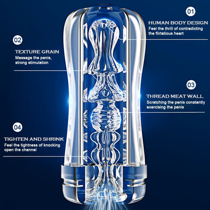 Soft Silicone Male Masturbator. Male Masturbation Cup. Penis Training Massage Cup. Pocket Pussy. Adult Sex Toys For Men. Adult Sexy Accessories