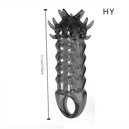 Men's Adult Sex Toy Penis Cover Sleeve Penis Extender Reusable Delay Ejaculation Add More Fun And Excitement