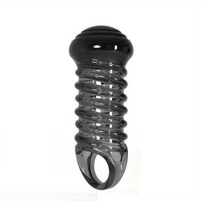 Men's Adult Sex Toy Penis Cover Sleeve Penis Extender Reusable Delay Ejaculation Add More Fun And Excitement