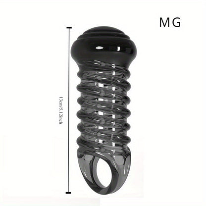 Men's Adult Sex Toy Penis Cover Sleeve Penis Extender Reusable Delay Ejaculation Add More Fun And Excitement