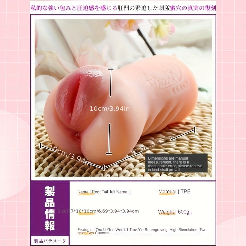 1:1 Replica Adult Toy: TPE Material. Sexy Design. Hand Washable. Adult Use. Plain Pattern