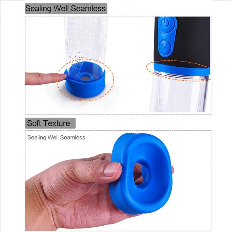 18+ Electric Penis Pump Penis Enlargement Vacuum Sleeve Erection Enhancer Penis Pump for Man Male Masturbator Sex Toys for Man
