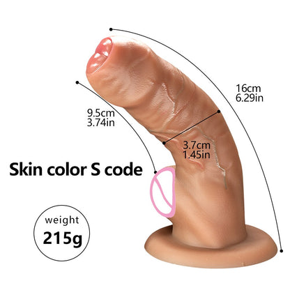 18-inch soft realistic dildo made from medical-grade silicone for adult sex toys