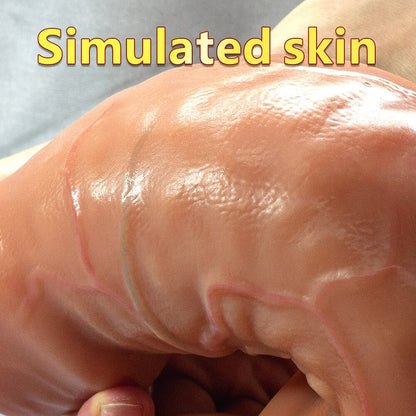 18-inch soft realistic dildo made from medical-grade silicone for adult sex toys