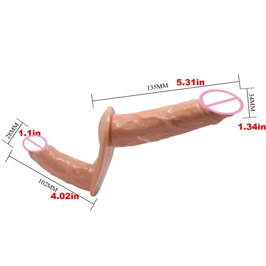 Double dildo 18+ for adults, men, gays