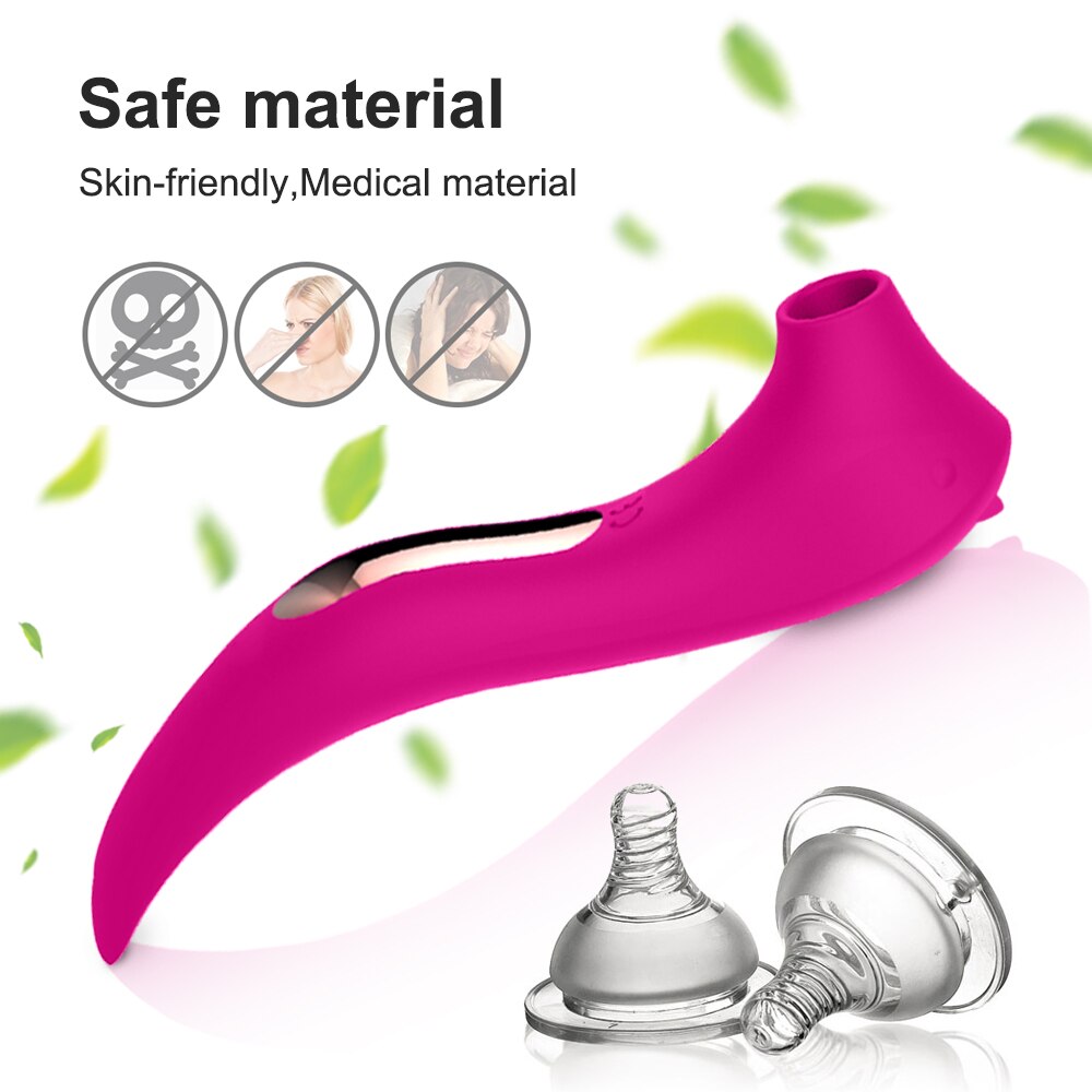 2 Motors Clit Sucker Vibrator Powerful Nipple Clitoris Stimulator G-Spot Massager Dildo Female Sex Toy Products For Women Adult