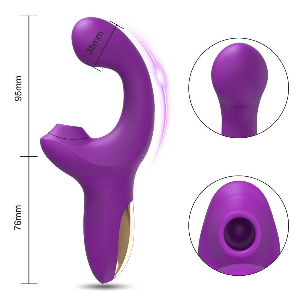 20 Effective Speeds Dildo Vibrator Female Clit Sucker Clitoris Stimulator Finger Wiggling Sex Toy For Women