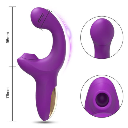 20 Effective Speeds Dildo Vibrator Female Clit Sucker Clitoris Stimulator Finger Wiggling Sex Toy For Women