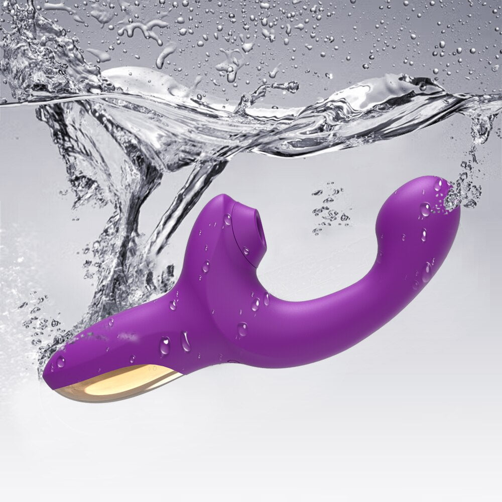 20 Effective Speeds Dildo Vibrator Female Clit Sucker Clitoris Stimulator Finger Wiggling Sex Toy For Women