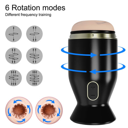 2022ใหม่หมุนอัตโนมัติ Masturbator ชาย Glans เทรนเนอร์อมควยช่องคลอด Masturbation ถ้วยเซ็กซ์ทอยสำหรับชายผู้ใหญ่สินค้า18