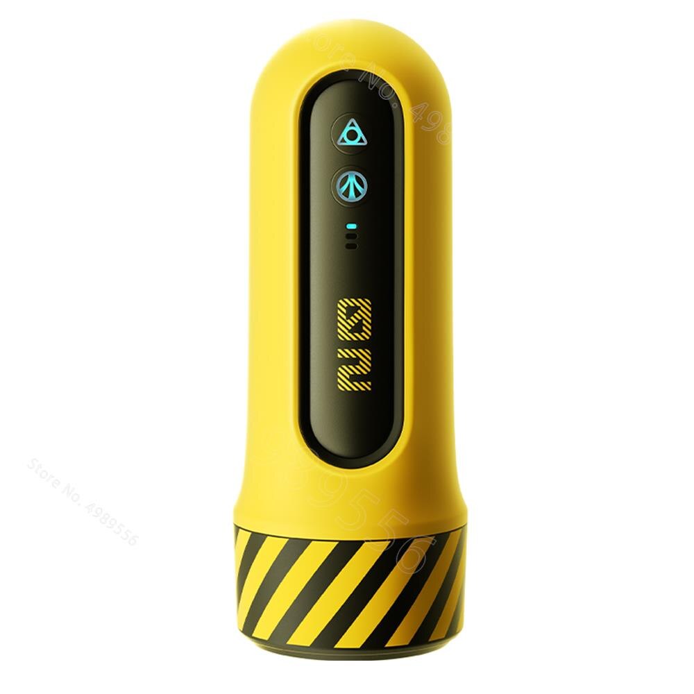 Automatic Male Masturbator Vibrating Cocksucking Sucking Machine Silicone Vagina Masturbation Cup Adult Sex Toys Products for Men