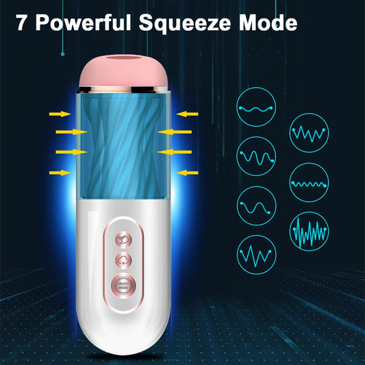 Automatic Masturbator for Men 2023 Vibrating Masturbation Device for Men Virtual Simulation Adult Product