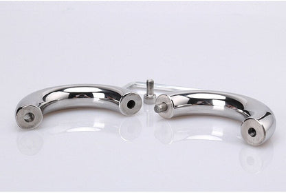 28-50mm Stainless Steel Penis Ring Scrotum Pendant Ball Stretcher Penis Enhancer Restraint Metal Cock Ring Sex Aid Toys for Men