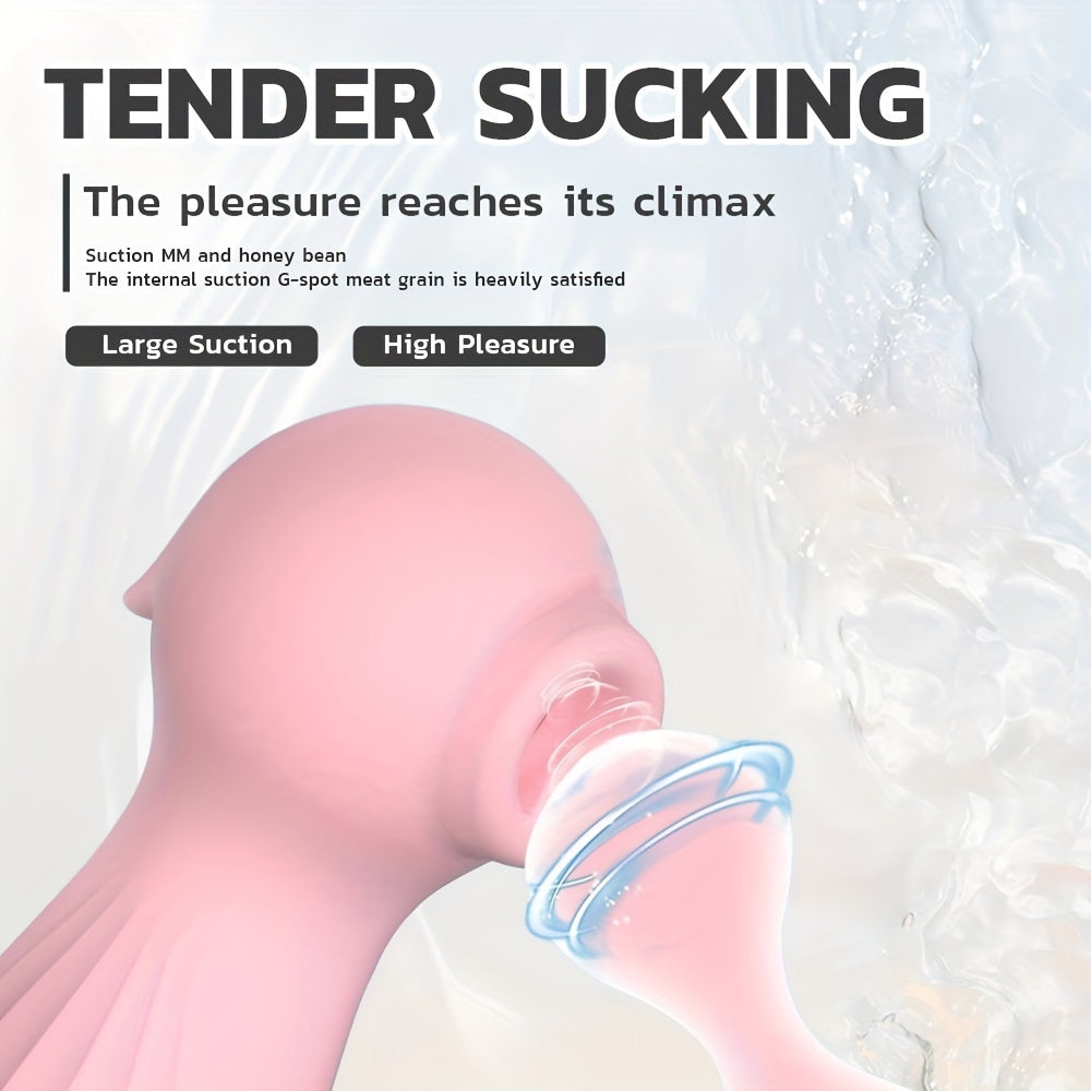 Clitoral Suction Vibrator, Silicone, 10 Frequencies, Vibration, Vaginal Massager, Sex Toys, USB Rechargeable