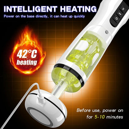 Automatic fake vagina for men. Adult sex toy.