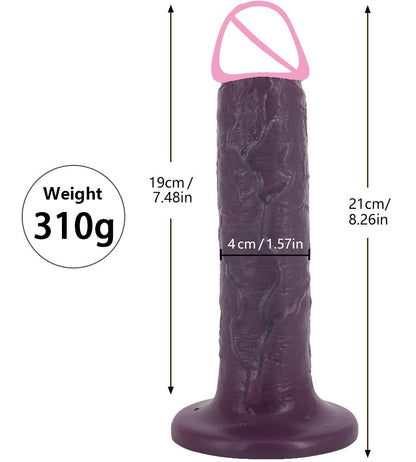 Large Black Silicone Dildo Suction Cup Realistic Penis Toy Fake Dildo Lesbian Sex Toys for Men Women Adult 18+