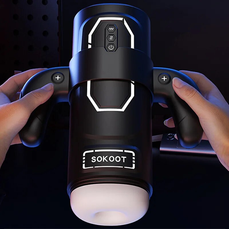 Adult Products, Automatic Male Masturbator, Powerful Vibrating Masturbator Cup, Realistic Vagina Orgasm Sex Toys for Men