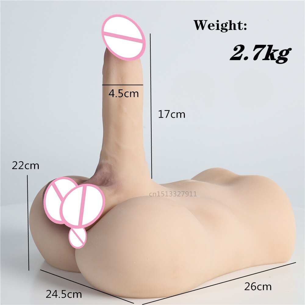 Lifelike huge dildo, big penis, genuine leather, muscle torso, sex toy, penis for women, TPE love doll, adult product.
