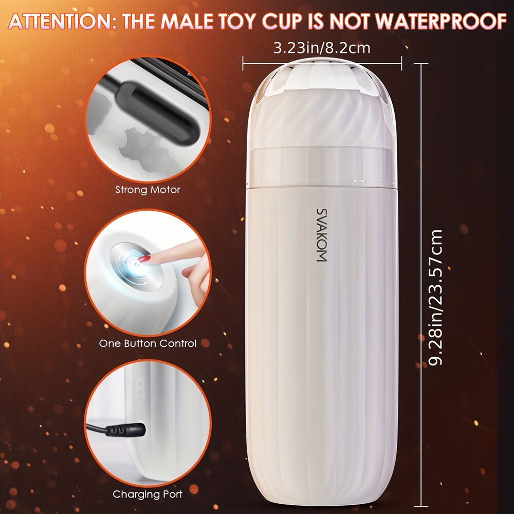 Automatic Male Masturbator Deep Throat Vaginal Suction Sex Toy 18+