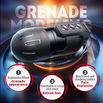 Shaking Grenade App Remote Control Vibrator for Men Realistic Hip Masturbator Adult Sex Toy for Men
