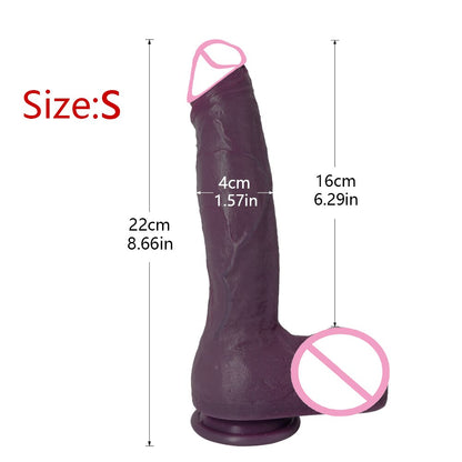 Large Black Silicone Dildo Suction Cup Realistic Penis Toy Fake Dildo Lesbian Sex Toys for Men Women Adult 18+