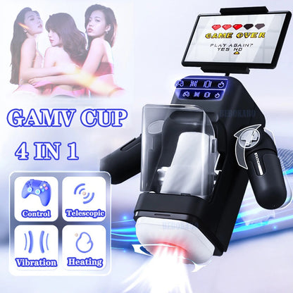 Sexy robot toys for men, automatic vacuum masturbator, full cylinder, sex shop 18+
