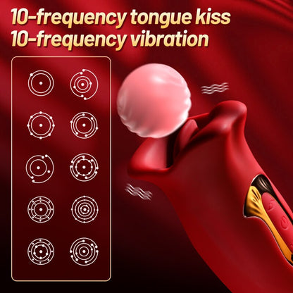 Vibrator for Women Adult Sex Toys Biting Kiss Vibrator Clitoris Stimulation Vibrating Egg