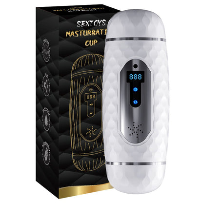 Dual-Head Vibrator for Adults, Sex Toy for Men, Masturbation Aid 18+, with Masturbation Device