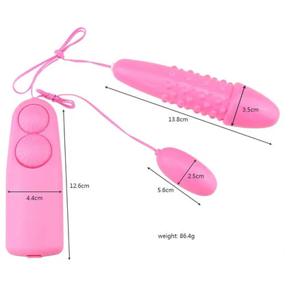 Adult Dildo Vibrator Sex Toy Dual Egg Vibrator Remote Control