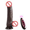 Large Dildo Sex Toy Vibrator for Women, Remote Control Vibrating Massager with Suction Cup, Realistic Heat-Sensitive Silicone Penis for Adults