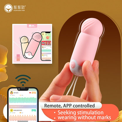Rabbit clitoral vibrator for women, sex toy, remote control app, wireless penis