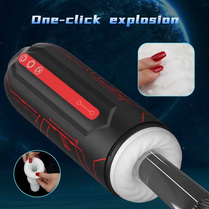 Automatic Vacuum Suction Sex Toy for Men, Smart Vibrating Masturbator, Waterproof