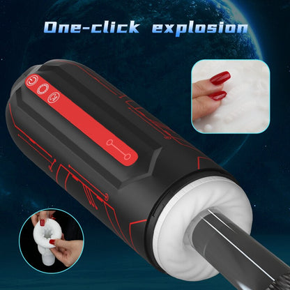 Automatic Vacuum Suction Sex Toy for Men, Smart Vibrating Masturbator, Waterproof