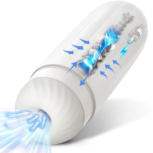 Automatic Male Masturbator Deep Throat Vaginal Suction Sex Toy 18+