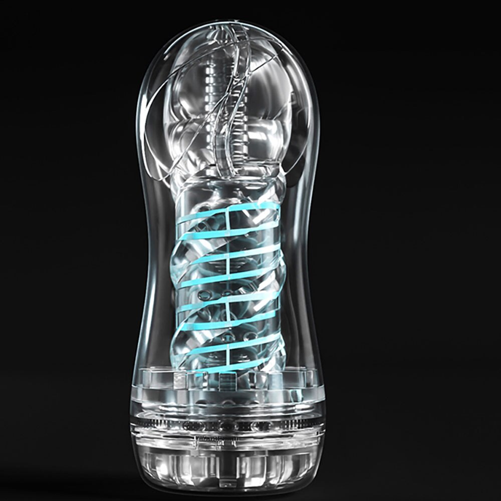 Vacuum-controlled artificial vagina for men (Pussy in a can)