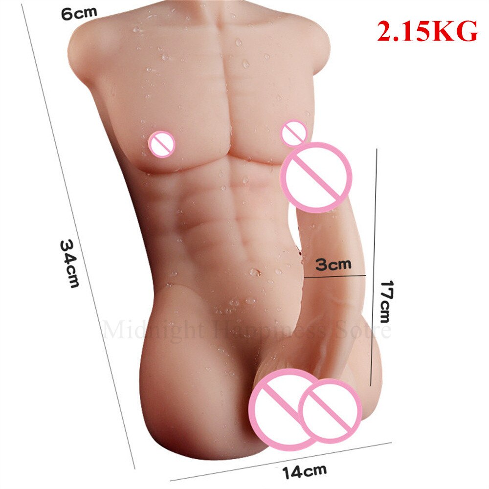 Lifelike huge dildo, big penis, genuine leather, muscle torso, sex toy, penis for women, TPE love doll, adult product.