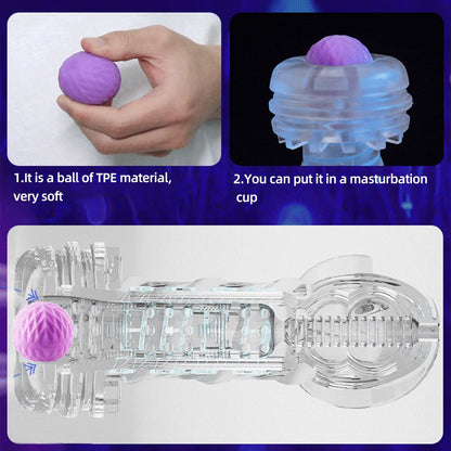 Vacuum-controlled artificial vagina for men (Pussy in a can)
