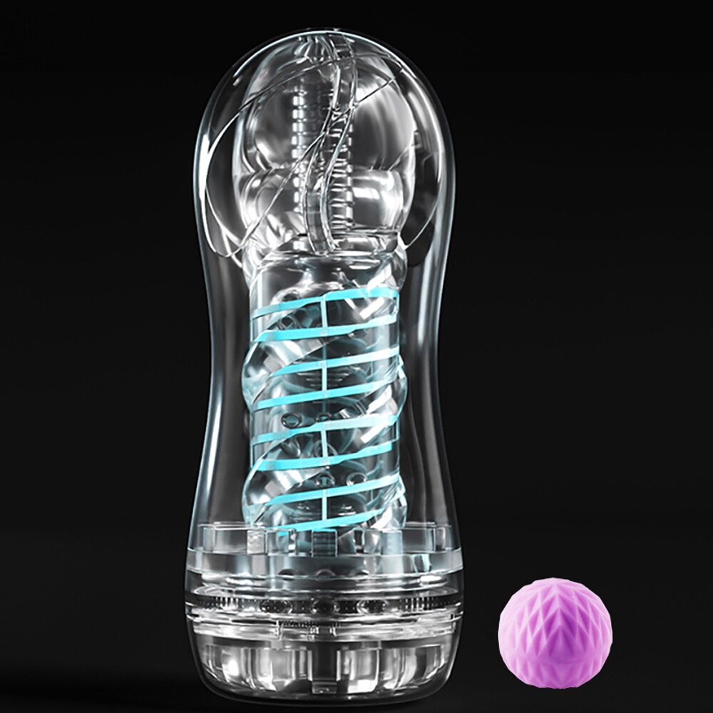 Vacuum-controlled artificial vagina for men (Pussy in a can)