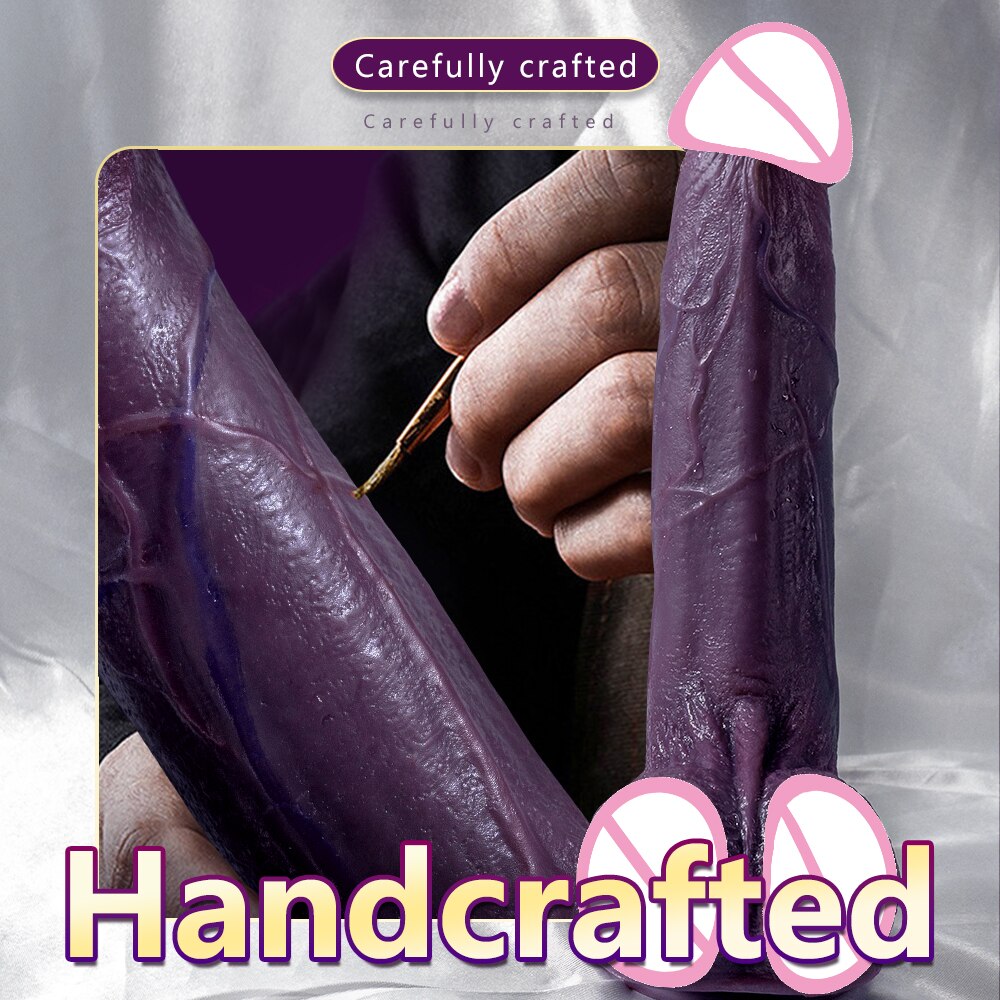 Large Black Silicone Dildo Suction Cup Realistic Penis Toy Fake Dildo Lesbian Sex Toys for Men Women Adult 18+