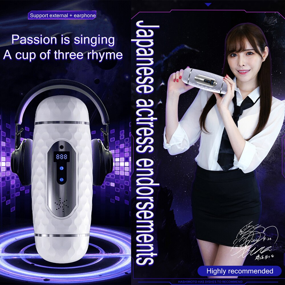 Dual-Head Vibrator for Adults, Sex Toy for Men, Masturbation Aid 18+, with Masturbation Device