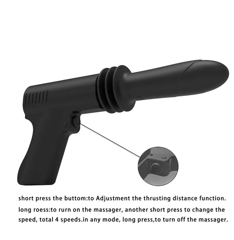 Sex Machine Fascia Massage Gun Sex Toys for Love Stimulation Dildo Vibrator Male Female Masturbator PJ0042