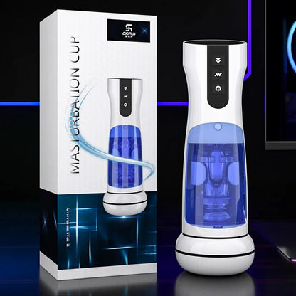 Automatic fake vagina for men. Adult sex toy.