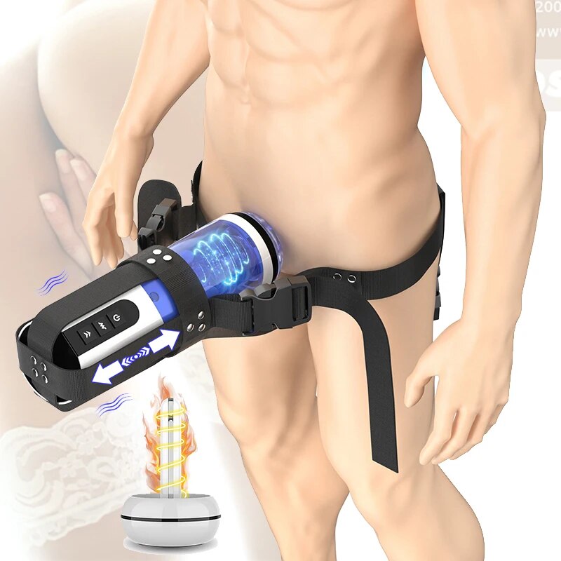 Automatic fake vagina for men. Adult sex toy.