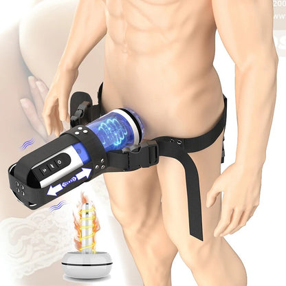 Automatic fake vagina for men. Adult sex toy.