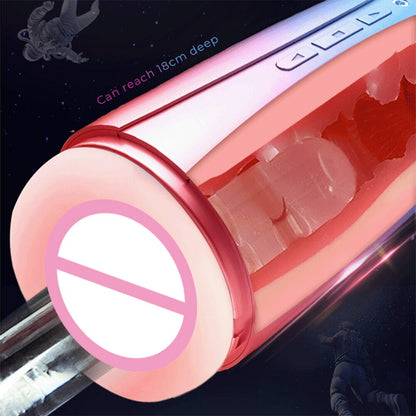Double-headed Vibrator, Enjoy Masturbation, Licking Tongue Cup, Pocket Pussy, Adult Vibrator, Sexy Toy for Men, Masturbation
