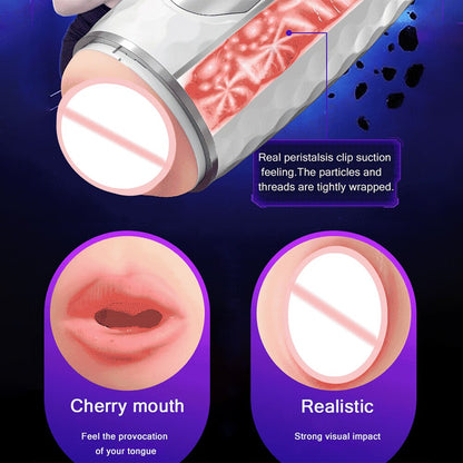 Dual-Head Vibrator for Adults, Sex Toy for Men, Masturbation Aid 18+, with Masturbation Device